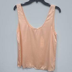 Vince Peach Camisole 100%Slik Top Size L